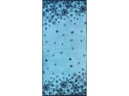 Полотенце махровое 6с102.411ж1 Снежинки-арт(джинс) 67х150см