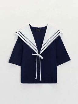 Футболка с шарфом женская / Zarina