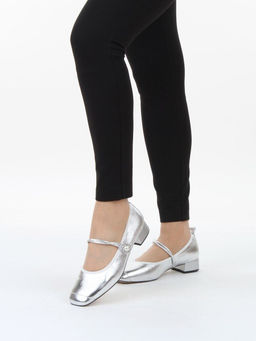 06-B69A-121C GREY/SILVER Туфли женские (натуральная кожа)