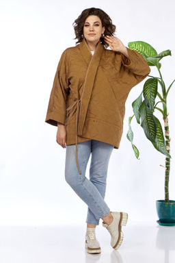 Куртка Anastasia 1147 коньячный фото 4