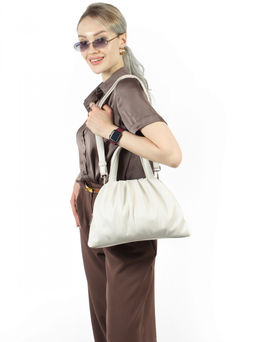 LACCOMA сумка София-слоновая кость эко кожа хлопок