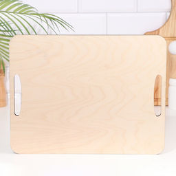 Разделочная доска - поднос Дарим Красиво «Тёмное дерево», 36×28×0.5 см