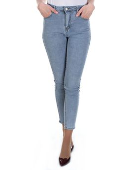 8033 BLUE Джинсы женские ADORNSKY (65% хлопок, 35% полиэстер)