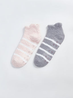 ?izgili Kad?n Ev ?orab? 2li