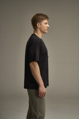 Футболка Черный COMMUTE SS Woven Tee