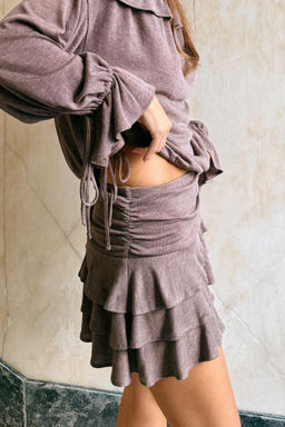 SOFT RUFFLED SKIRT - Zara фото 6