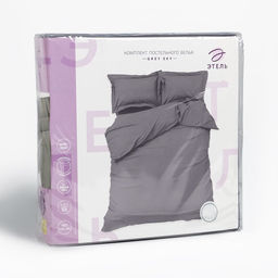 Постельное бельё Этель 1,5 сп Grey sky 143х215, 150х215, 50х70+3-2 шт, мако-сатин, 114г/м2 фото 19