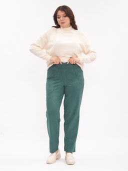 Брюки из эко-замши BB00570GRN45 - Артесса фото 3