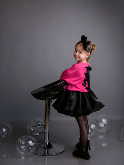 Т136/2-Ф Свитшот Корсет ЦВЕТ: ФУКСИЯ