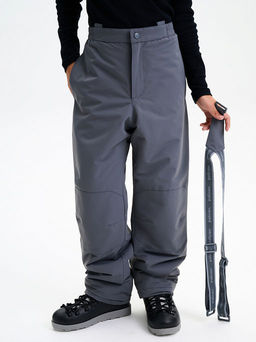 PELICAN, полукомбинезон детский, Темно-серый  фото 2