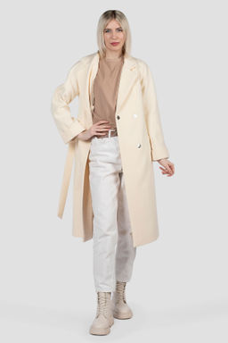 Пальто женское демисезонное (пояс) - El podio фото 3