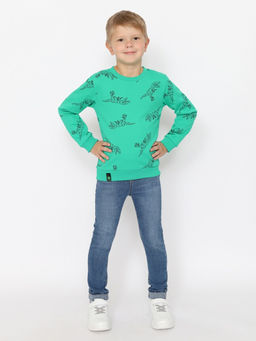 CRB wear/CWKB 63708-37-387 Джемпер для мальчика,зеленый/Ex.Cherubino  фото 3