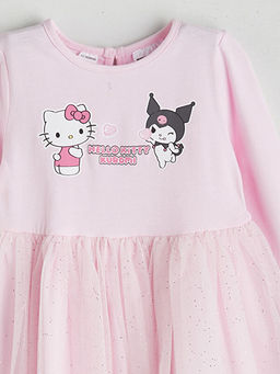 Hello Kitty Bask?l? K?z ?ocuk Elbise