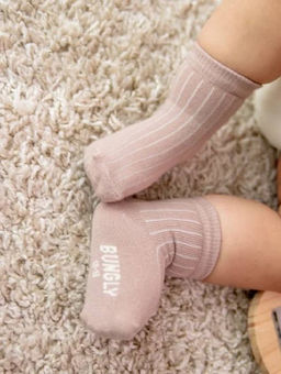 Комплект носков Тофу/Беж 2 шт 0+ - Bungly фото 3