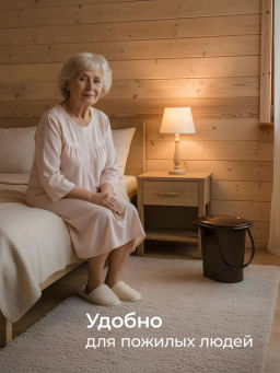 Ведро-туалет 17л. со съемным горшком (уп.5) М3051 - Альтернатива фото 8