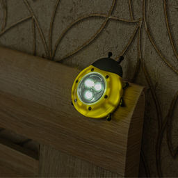 DTL-354 Божья Коровка/Yellow/3LED/3AAA Cветильник-ночник Божья Коровка,питание от 3-х батареек AAA (в комплект не входят). Цвет -желтый. Упаковка - блистер