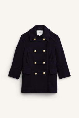 LIMITED EDITION WOOL BLEND DOUBLE-BREASTED COAT - Zara фото 7