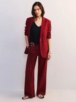 Льняные брюки прямого кроя ZR2605012108-77 / Zarina