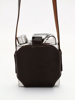 Фляжка СССР, нержавеющая сталь, чехол, 540 мл