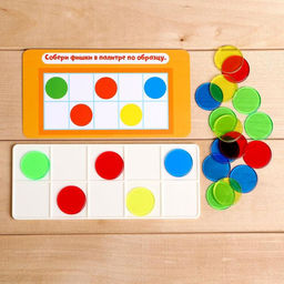 Обучающий набор Выложи по образцу, в пакете