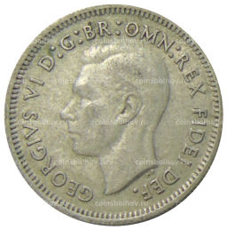 6 пенсов 1951 года Австралия