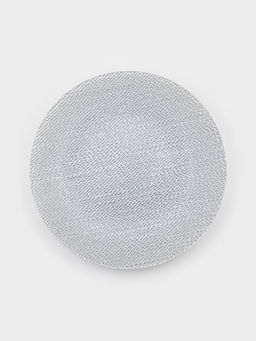Тарелка подстановочная Magistro Cotton, d=33 см, стекло, серебристая  фото 10