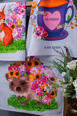 Набор полотенец Цветочное настроение - Натали фото 4