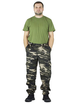 Удлиненный утепленный демисезонный костюм Forest trail D.Multicam для активного отдыха (горка на флисе) - Rax фото 9