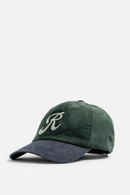 WASHED CAP WITH EMBROIDERY