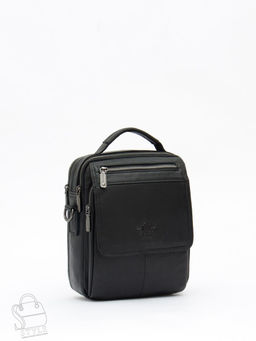 Сумка мужская кожаная 99888Z black Zinimsk