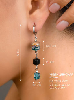 Серьги из муранского стекла - Vloes фото 15