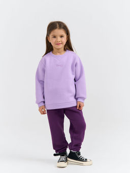 Свитшот Сирень утепленный - Bungly фото 6