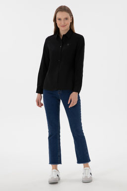 Kad_n Siyah Uzun Kollu Basic G_mlek Sepette S_rpriz _ndirim - U.s. polo assn фото 5