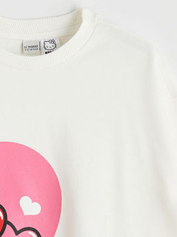 Hello Kitty Bask?l? K?z ?ocuk Sweatshirt