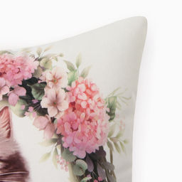 Подушка Этель Мамино тепло, 40*40 см, 100% п/э, велюр фото 2