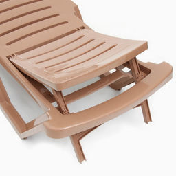 Шезлонг «Модерн» 187×63×43 см, коричневый