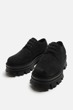 CHUNKY LEATHER SHOES - Zara фото 6