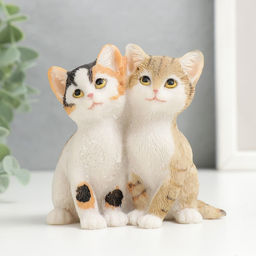 Фигурка полистоун «Котятки-малыши», 8.5×6×8 см
