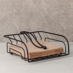 Салфетница с зажимом Модерн / 827-101 /уп 48/ сталь - ГалеонТрейд фото 2