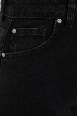 TRENDYOLMILLA Siyah Yuksek Bel Denim Sort TWOSS23SR00312  фото 7