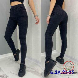 Джинсы с высокой посадкой