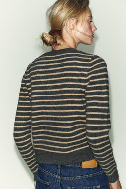 STRIPED CARDIGAN - Zara фото 4