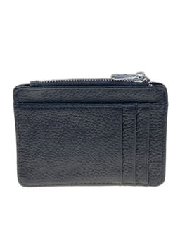 Картхолдер женский из натуральной кожи для пластиковых карт, цвет черный - Greta фото 2