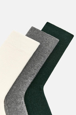 3-PACK OF RIBBED SOCKS - Zara фото 3