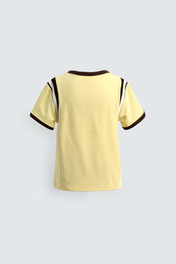 RIB T-SHIRT WITH CONTRAST TEXT HARRY LAMBERT FOR ZARA X DISNEY  фото 2