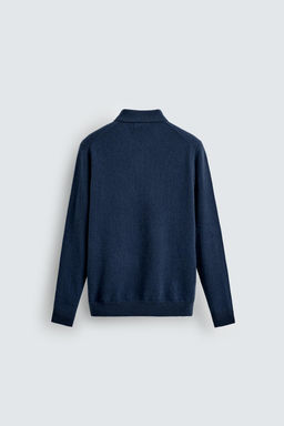 WOOL - CASHMERE KNIT POLO SHIRT - Zara фото 8