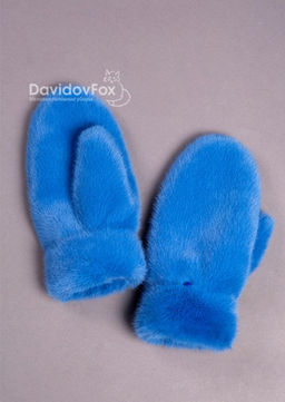 Варежки экомех лаванда