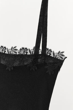 WOOL TOP WITH LACE - Zara фото 8