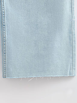 CONTE CON-784 Джинсы wide leg ULTRA-LONG небесно-голубого цвета light blue