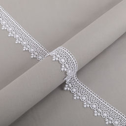 Гипюр Gamma 40 мм GGM-4002 в пакете 10 м 0.2 Турция GP001WH белый